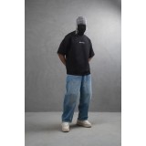 Life Style Butiken Ανδρική κοντομάνικη μπλούζα oversized LS110016 Black 4