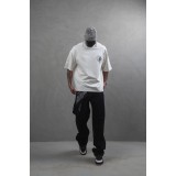 Life Style Butiken Ανδρική κοντομάνικη μπλούζα oversized LS110025 Εκρού 5