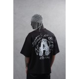 Life Style Butiken Ανδρική κοντομάνικη μπλούζα oversized LS110025 Black 2