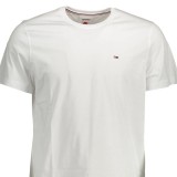 TOMMY HILFIGER Ανδρική κοντομανικη μπλούζα DM0DM04411_C44F782_BIANCO100 Λευκό 3