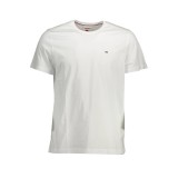 TOMMY HILFIGER Ανδρική κοντομανικη μπλούζα DM0DM04411_C44F782_BIANCO100 Λευκό 1
