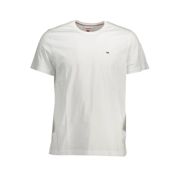 TOMMY HILFIGER Ανδρική κοντομανικη μπλούζα DM0DM04411_C44F782_BIANCO100 Λευκό