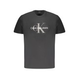 CALVIN KLEIN Ανδρική Κοντομάνικη Μπλούζα LV040EM286_NEUB1 Black 1