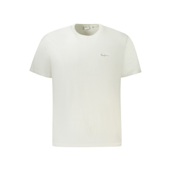 PEPE JEANS Ανδρική κοντομάνικη μπλούζα PM509933CONTRASTCONNOR_BI803 Off White