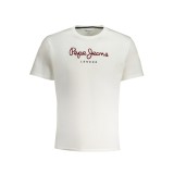 PEPE JEANS Ανδρική κοντομάνικη μπλούζα PM508208EGGON_BI800 Λευκό 1