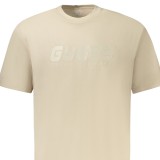 Guess Jeans Ανδρική κοντομάνικη μπλούζα Z5RI10I3Z14_BEG9D0 Μπεζ 3