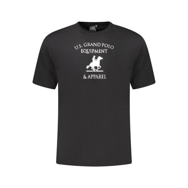 U.S Grand Polo equipment & apparel Ανδρική κοντομάνικη μπλούζα AU02649_NE23NERO Black