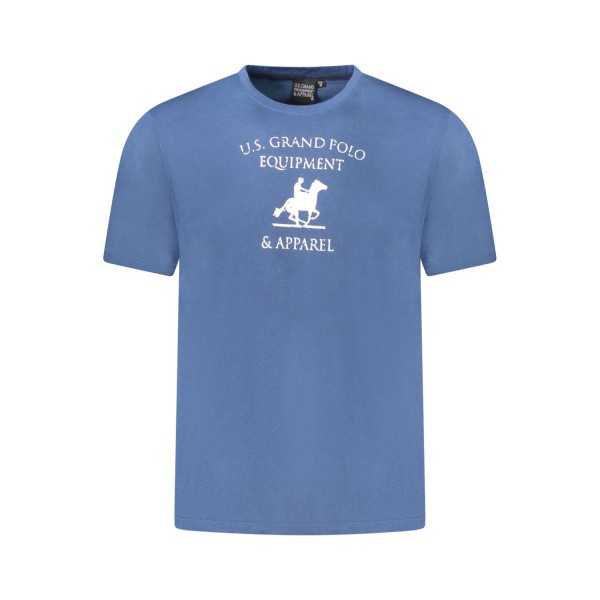 U.S Grand Polo equipment & apparel Ανδρική κοντομάνικη μπλούζα AU02649_BL2JEANS Μπλε