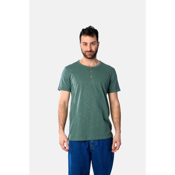 Life Style Butiken Ανδρική κοντομάνικη μπλούζα  LS12531028 Μέντα