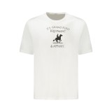 U.S Grand Polo equipment & apparel Ανδρική κοντομάνικη μπλούζα AU02649_BI6BIANC Λευκό 5