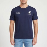 U.S Grand Polo equipment & apparel Ανδρική κοντομάνικη μπλούζα AU02651_BL1NAVY 3