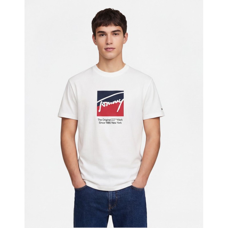 Tommy Hilfiger Ανδρική κοντομάνικη μπλούζα DM0DM21940_BIYBL Ανδρικά