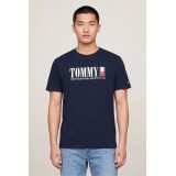 Tommy Hilfiger Ανδρική κοντομάνικη μπλούζα DM0DM21941_BLC1G Navy 2