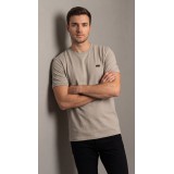 Life Style Butiken Ανδρική κοντομάνικη μπλούζα Πικέ LS12431096 Γκρι 2