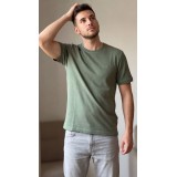Life Style Butiken Ανδρική κοντομάνικη μπλούζα Πικέ LS12431096 Μέντα 2