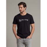 Life Style Butiken Ανδρική κοντομάνικη μπλούζα LS12631004 Black 2