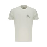 CALVIN KLEIN Ανδρική Κοντομάνικη Μπλούζα LV04RF801G_BIYAF Λευκό 5