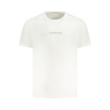 CALVIN KLEIN Ανδρική Κοντομάνικη Μπλούζα J30J327075_BIYAF Λευκό 1