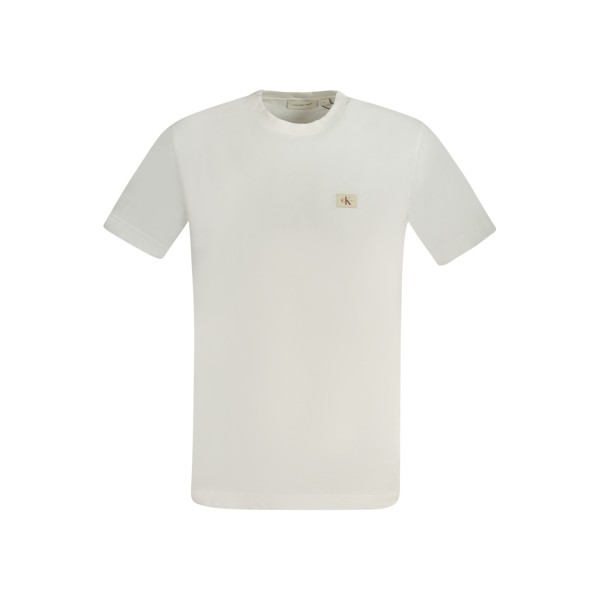 CALVIN KLEIN Ανδρική Κοντομάνικη Μπλούζα J30J327100_BIYAF Λευκό