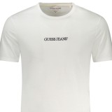 Guess Jeans Ανδρική κοντομάνικη μπλούζα M4YI52K8HM0_BIG011 Λευκό 3