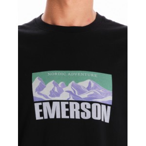 EMERSON ΑΝΔΡΙΚΗ ΜΑΚΡΥΜΑΝΙΚΗ ΜΠΛΟΥΖΑ 242.EM31.36 Black