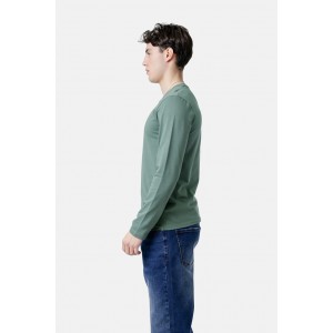 Life Style Butiken Ανδρική μακρυμάνικη μπλούζα LS12581026 Μέντα
