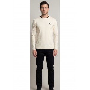 U.S Grand Polo equipment & apparel Ανδρική μακρυμάνικη μπλούζα AU02843ABNER_BEA0952 ΜΠΕΖ