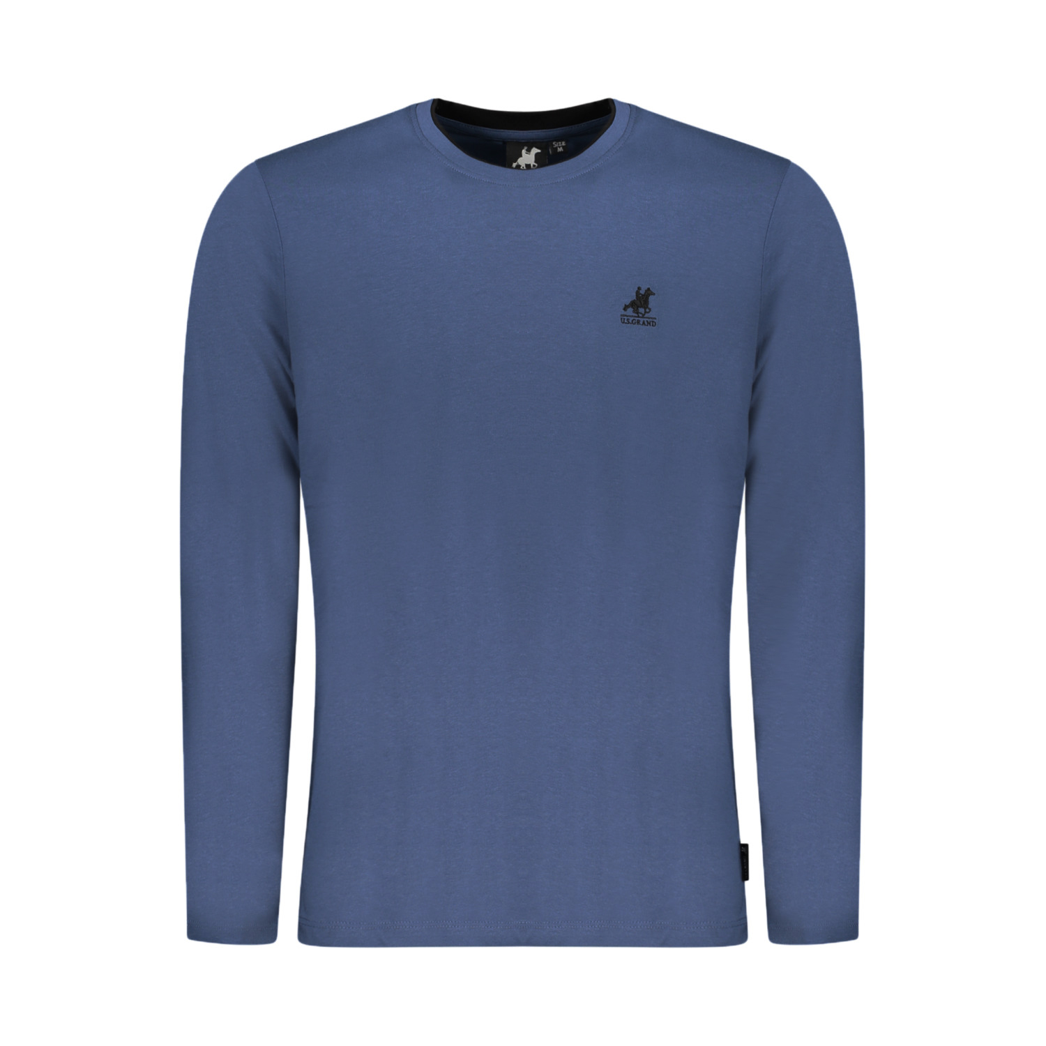 U.S Grand Polo equipment & apparel Ανδρική μακρυμάνικη μπλούζα  AU02843ABNER_BLA7400 ΡΑΦ