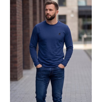 U.S Grand Polo equipment & apparel Ανδρική μακρυμάνικη μπλούζα AU02843ABNER_NEA2050 Navy