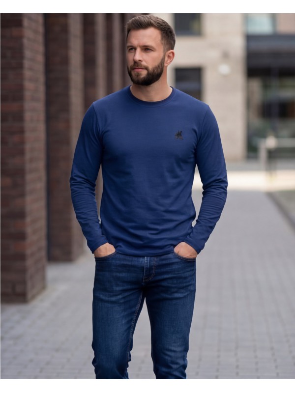 U.S Grand Polo equipment & apparel Ανδρική μακρυμάνικη μπλούζα AU02843ABNER_NEA2050 Navy
