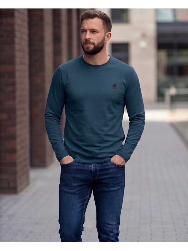 U.S Grand Polo equipment & apparel Ανδρική μακρυμάνικη μπλούζα AU02843ABNER_VEA12500 Forest