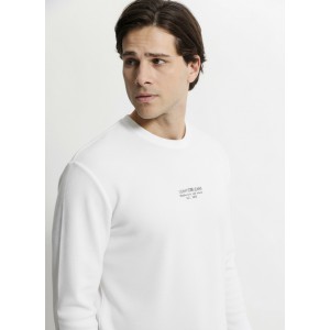 Life Style Butiken Ανδρική Μακρυμάνικη Μπλούζα LS1206099 Λευκό