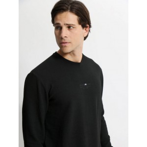 Life Style Butiken Ανδρική Μακρυμάνικη Μπλούζα LS1206099 Black