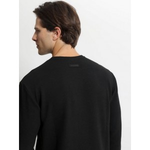 Life Style Butiken Ανδρική Μακρυμάνικη Μπλούζα LS1206099 Black