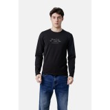 Life Style Butiken Ανδρική μακρυμάνικη μπλούζα LS12581026 Black 1