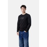 Life Style Butiken Ανδρική μακρυμάνικη μπλούζα LS12581026 Black 3