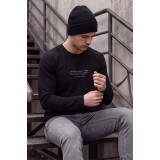 Life Style Butiken Ανδρική μακρυμάνικη μπλούζα LS12681003 BLACK 2