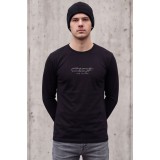 Life Style Butiken Ανδρική μακρυμάνικη μπλούζα LS12681003 BLACK 4