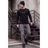 Life Style Butiken Ανδρική μακρυμάνικη μπλούζα LS12681003 BLACK 5