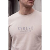 Life Style Butiken Ανδρική μακρυμάνικη μπλούζα LS12681012 BEIGE 5