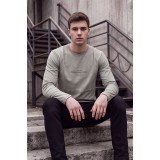 Life Style Butiken Ανδρική Μακρυμάνικη Μπλούζα Slim Fit 100% Βαμβακερή LS10773 ΜΕΝΤΑ 3