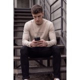 Life Style Butiken Ανδρική Μακρυμάνικη Μπλούζα Slim Fit 100% Βαμβακερή LS10773 ΜΠΕΖ 2