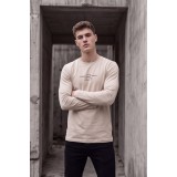 Life Style Butiken Ανδρική Μακρυμάνικη Μπλούζα Slim Fit 100% Βαμβακερή LS10773 ΜΠΕΖ 3