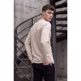 Life Style Butiken Ανδρική Μακρυμάνικη Μπλούζα Slim Fit 100% Βαμβακερή LS10773 ΜΠΕΖ 5
