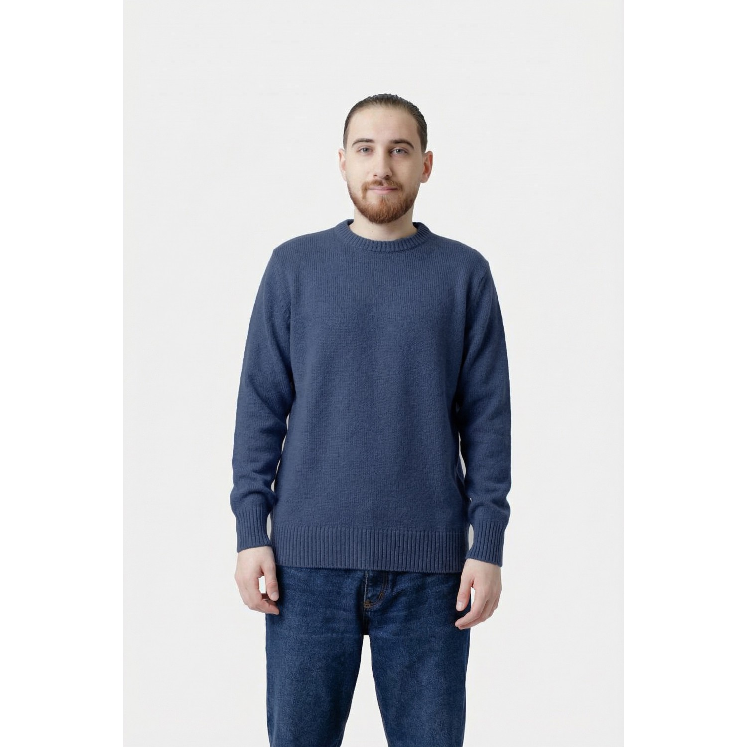 Life Style Butiken Ανδρικό Πουλόβερ Με Στρογγυλή Λαιμόκοψη LS12598007 Ραφ