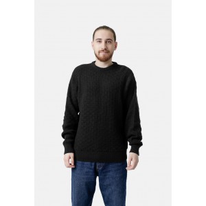 Life Style Butiken Ανδρικό Πουλόβερ Με Στρογγυλή Λαιμόκοψη LS12598012 Black