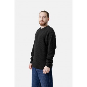 Life Style Butiken Ανδρικό Πουλόβερ Με Στρογγυλή Λαιμόκοψη LS12598012 Black