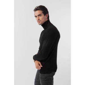 Life Style Butiken Ανδρικό λεπτό πλεκτό ζιβάγκο LS1M003 Μαύρο