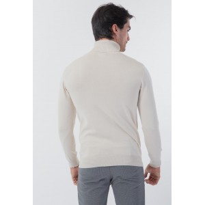 Life Style Butiken Ανδρικό λεπτό πλεκτό ζιβάγκο LS1M003 Μπεζ