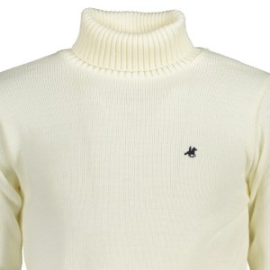 U.S. GRAND POLO USTR951_BIPANNA Εκρού  Ανδρικό Πλεκτό Ζιβάγκο